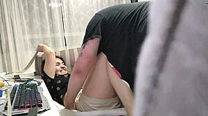 Why Does This Young Nympho Love Sodomizing the Old Man So Much?