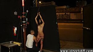 white slave licking outdoor voyeur first time with petite 18+ tattooed bondage domination