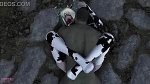 Watch cowgirl riding with big tits bondage on chubby bound monster elf and orc!