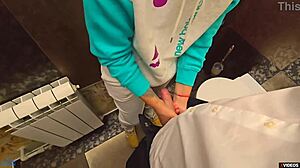 I experienced a teacher creampie in my panties at the school toilet during backtoschool2024 event