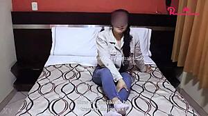 young peruvian estefany attends her first casting interview as argentinian chibola