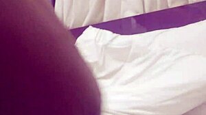 Karina and Lucas celebrate anniversary as he brings huge BBC home for wife to share in threesome.