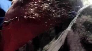 Rapidinha No Carro With Brazilian Shemale Oral Action