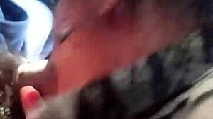 Rapidinha No Carro With Brazilian Shemale Oral Action