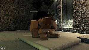 Bunny Femboy Hints at Rough Shemale Action with Big Titty Girl