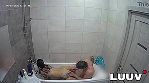 Luuv a woman's request for help shaving turns into a sensual performance