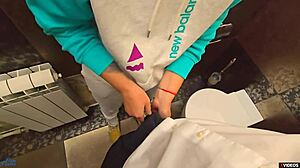 I experienced a teacher creampie in my panties at the school toilet during backtoschool2024 event