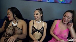 Maxine X is here with big ass tits clit in interracial lesbian squirting