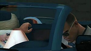 Gta 5 scene hints at a seductive car encounter with a mysterious lady