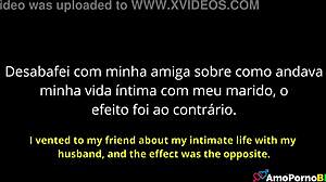 Cuckquean watches her husband enjoy anal assfucking with big ass Brazilian friend in intriguing 1on1 session.