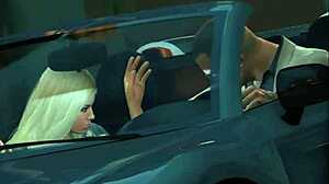 Gta 5 scene hints at a seductive car encounter with a mysterious lady