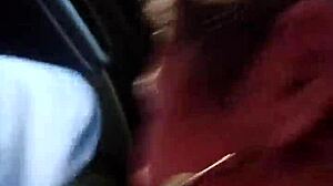 Rapidinha No Carro With Brazilian Shemale Oral Action