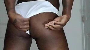 why dive into first-time anal masturbation in white underwear after such a long break