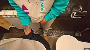 I experienced a teacher creampie in my panties at the school toilet during backtoschool2024 event