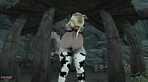 Watch cowgirl riding with big tits bondage on chubby bound monster elf and orc!