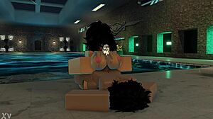 Bunny Femboy Hints at Rough Shemale Action with Big Titty Girl