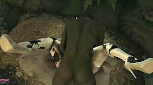 Watch cowgirl riding with big tits bondage on chubby bound monster elf and orc!