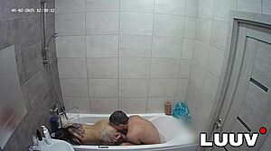 Luuv a woman's request for help shaving turns into a sensual performance