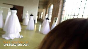 the virgin bride liya silver finally gives in to pov doggystyle and blowjob charms in her tattooed petite body