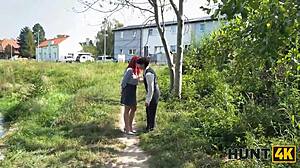 Redhead Whore Cheats on Boyfriend with Public Pov Pickup for Natural Tits Play and Shaved Pussy Sex