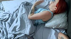 Step Mom Jerks And Rides Step Son's Cock In Hotel Room With Shameful Wet Pussy Pleasure