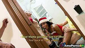 What desires unfold on Christmas night with mature mommy and teen in taboo group?