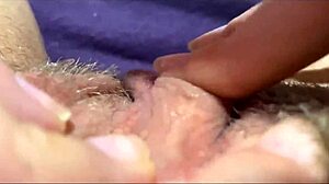 huge clit pulsing in intense orgasm during homemade close up session