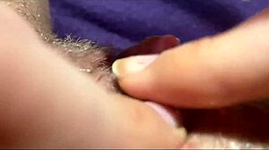 huge clit pulsing in intense orgasm during homemade close up session