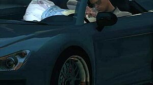 Gta 5 scene hints at a seductive car encounter with a mysterious lady