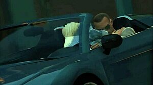 Gta 5 scene hints at a seductive car encounter with a mysterious lady