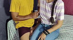 Indian College Student Secretly Fucks Black Cock