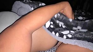 Stepbrother Stayed In My Room And Night Ended Unexpectedly With Missionary Fucking Creampie In Hairy Pussy Close Up Rough Sex