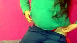 Solo Brunette Latina Masturbates With Buttplug In Anal Oral Play