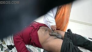 Doctor Assists Patient With Cum Release During Hospital Checkup Involving Big Tits