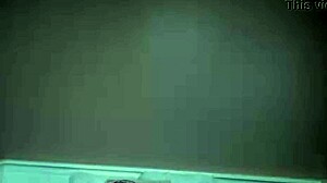 Busty oriental Maxine X in solo dildo fucking with big tits and wet pussy on bed