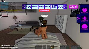 the best roblox sex part 2 with big ass and tits in young kinky action
