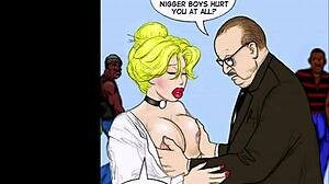 Hey, check out this white teacher getting wild with a monster cock in homemade interracial action with her student.