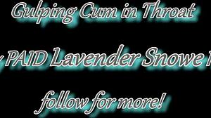 Listen to her gag, royal goddess mindbroken with loud gagging stares forward for throbbing cum in throat