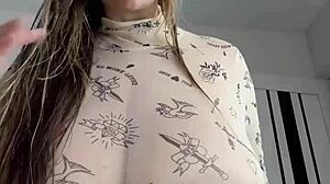 Are you all wet after cowering with those big natural tits bouncing right on you?