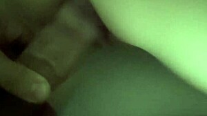 I finger his ass during our intimate romantic amateur sex until he cums inside my tight pussy