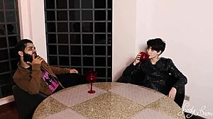 Ex porn actor with soft dick loves scamming but he's just oily forehead