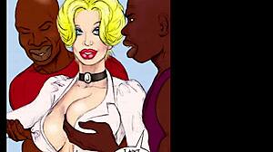 Hey, check out this white teacher getting wild with a monster cock in homemade interracial action with her student.