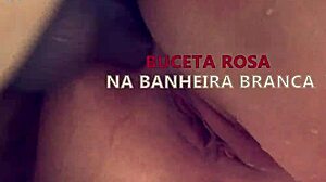 Trailer Shows Buceta Rosa In White Bathtub With Anal Creampie Blowjob Doggystyle And Muff Diving In Brazilian Action
