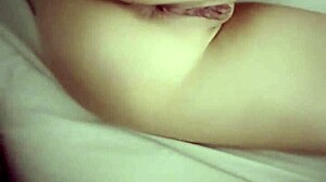 I finger his ass during our intimate romantic amateur sex until he cums inside my tight pussy