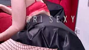 Fantasie as personal prostitute Dri Sexy sucking and rebolada on dildo in tight pussy