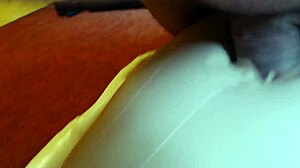 Sex with a sex doll ends in cum shot