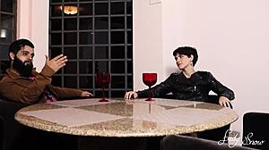 Ex porn actor with soft dick loves scamming but he's just oily forehead