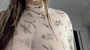 Are you all wet after cowering with those big natural tits bouncing right on you?