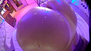 japanese step daughter gets bent over in doggystyle for uncensored creampie cum on ass action.