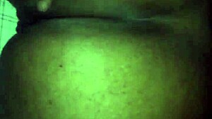 Big booty gets played with in amateur style.